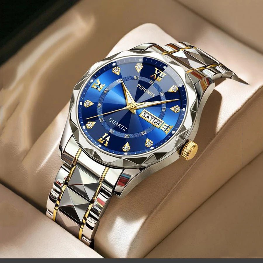 Montre Étanche Luxe Homme Date Calendrier - Quartz Business Mode - FoytiShop