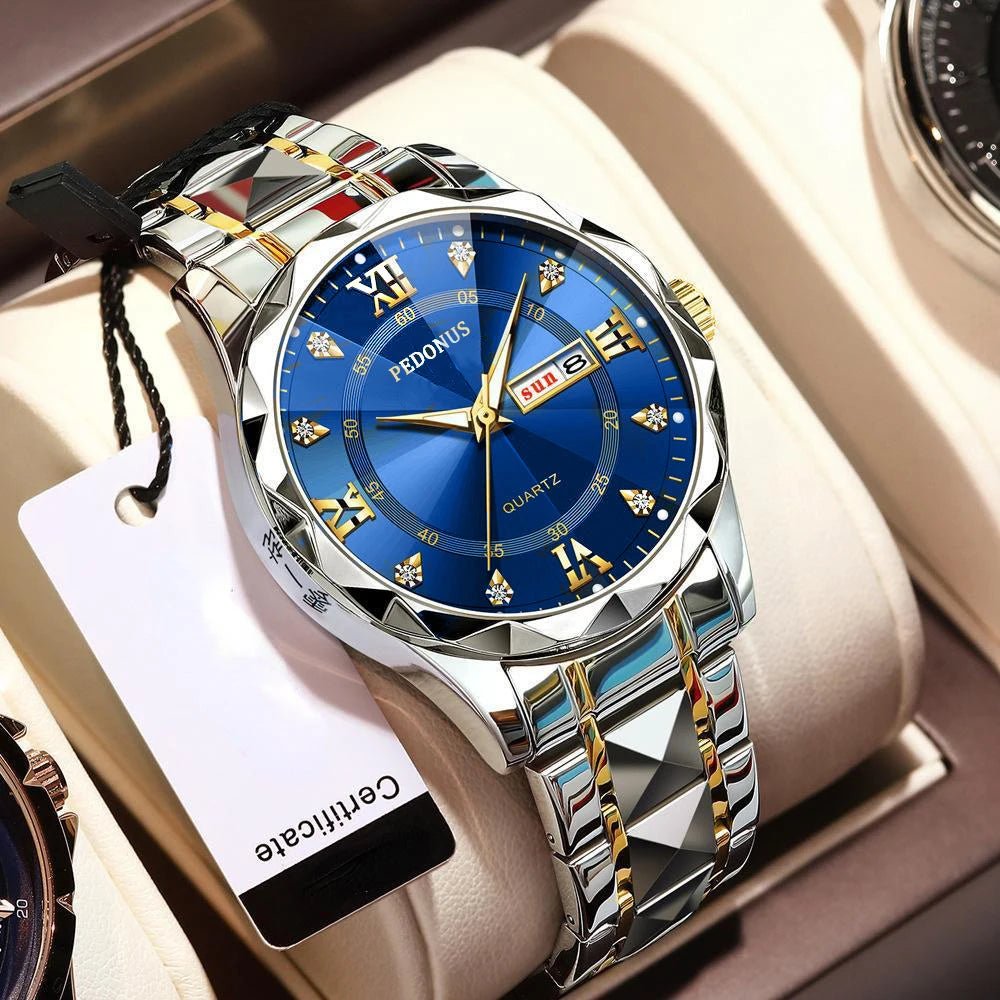 Montre Étanche Luxe Homme Date Calendrier - Quartz Business Mode - FoytiShop