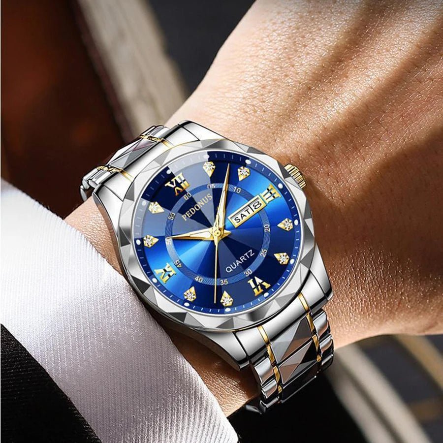 Montre Étanche Luxe Homme Date Calendrier - Quartz Business Mode - FoytiShop