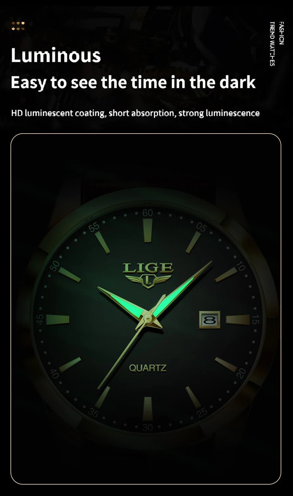 Montre haut de gamme de luxe militaire Montre à Quartz pour hommes mode cuir étanche sport chronographe - FoytiShop
