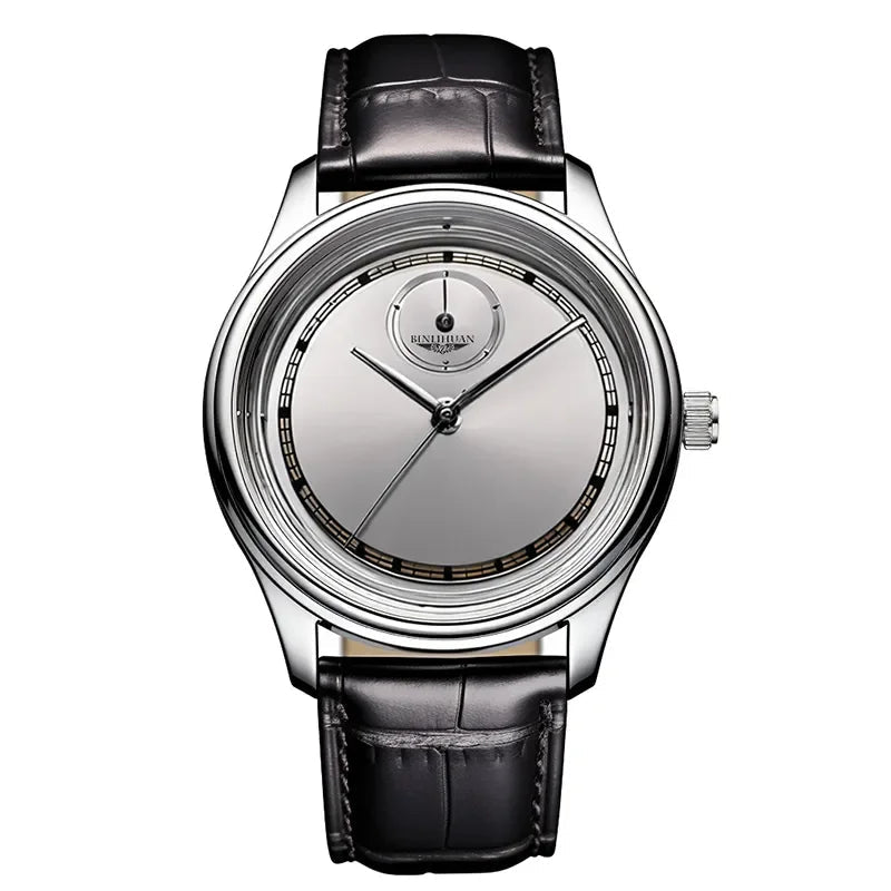 Montre Homme Cuir Noir Étanche - Quartz Analogique - FoytiShop