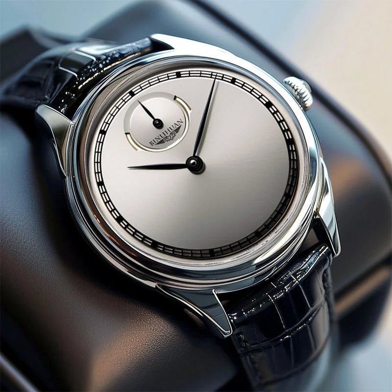 Montre Homme Cuir Noir Étanche - Quartz Analogique - FoytiShop