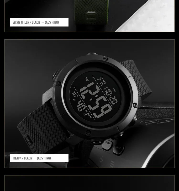 Montre hommes réveil mode Montre numérique - FoytiShop