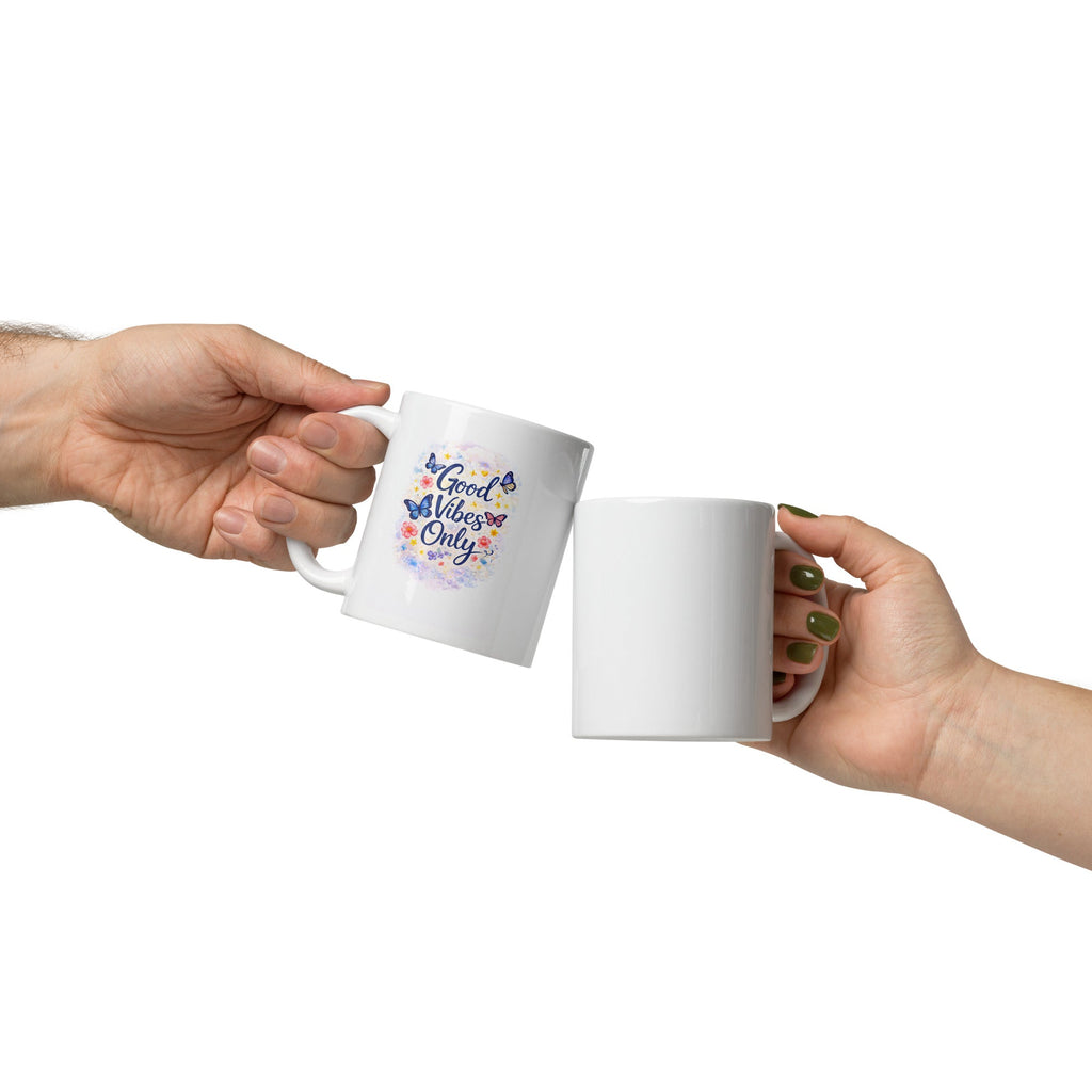 Mug Blanc Brillant en Céramique Premium - FoytiShop