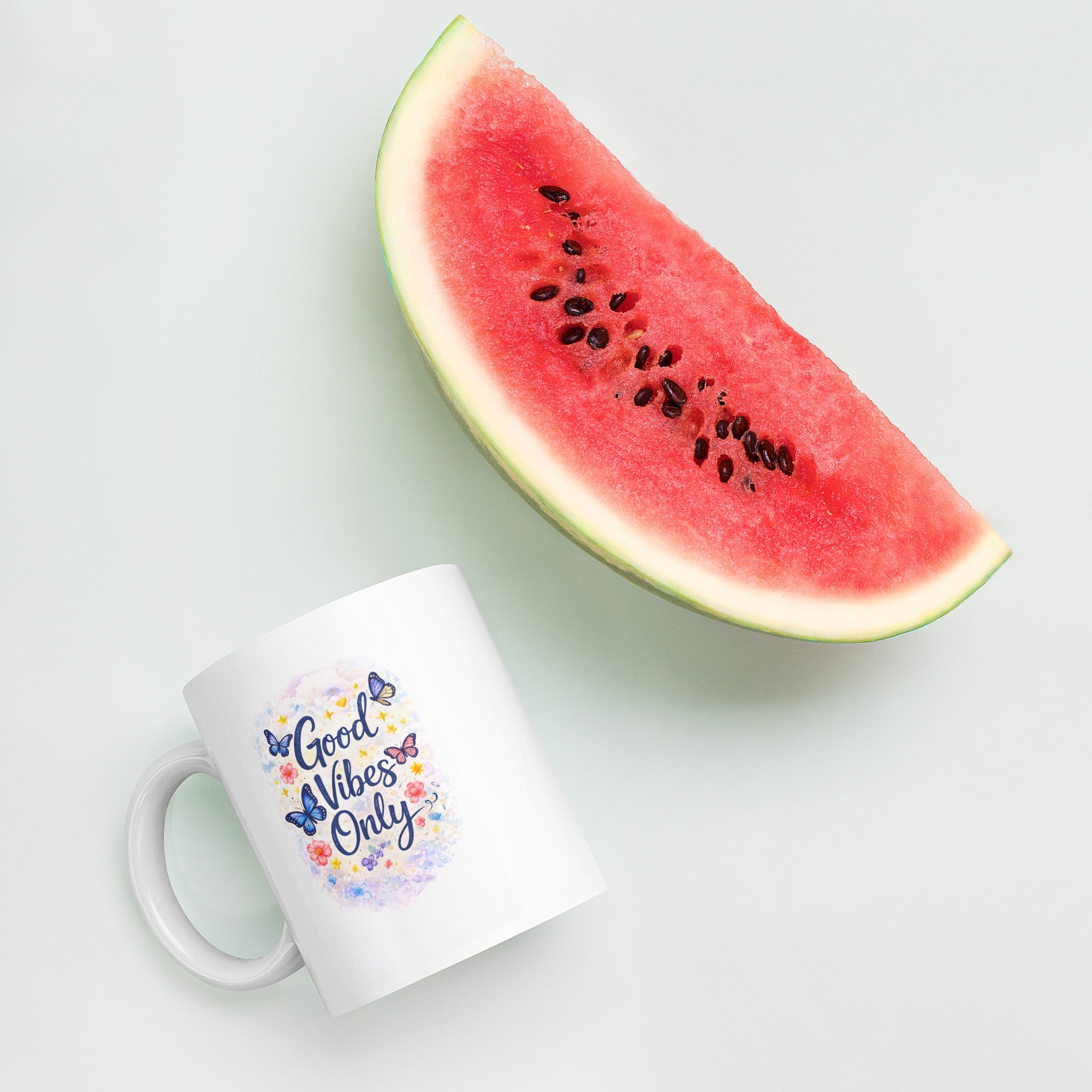 Mug Blanc Brillant en Céramique Premium - FoytiShop