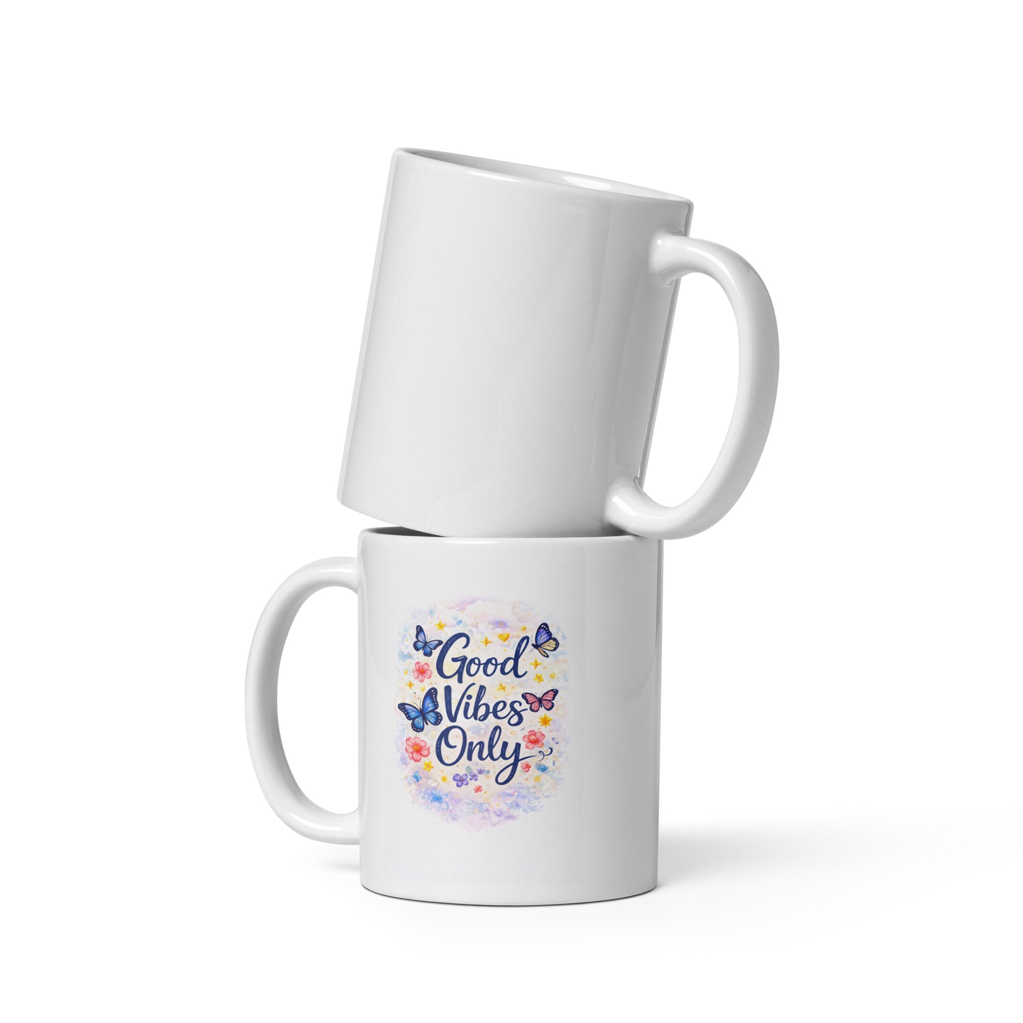 Mug Blanc Brillant en Céramique Premium - FoytiShop