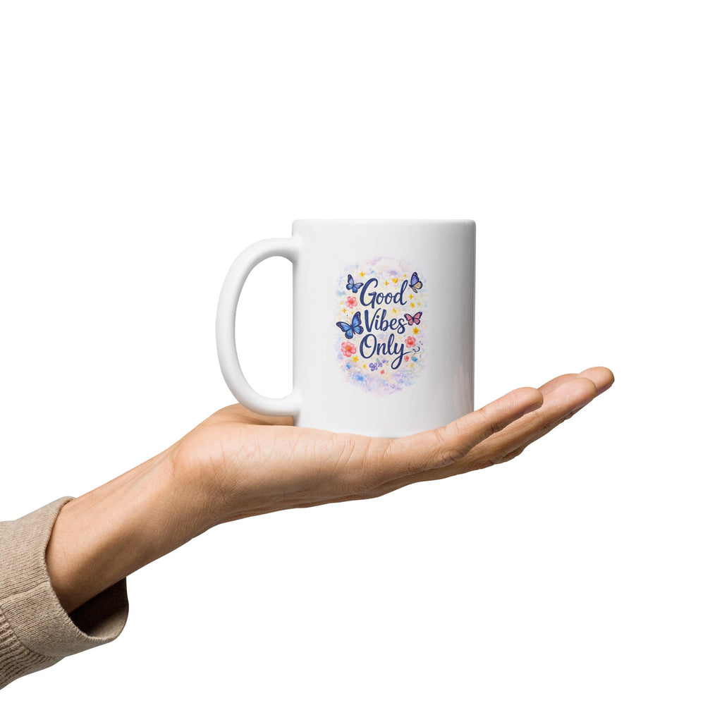 Mug Blanc Brillant en Céramique Premium - FoytiShop