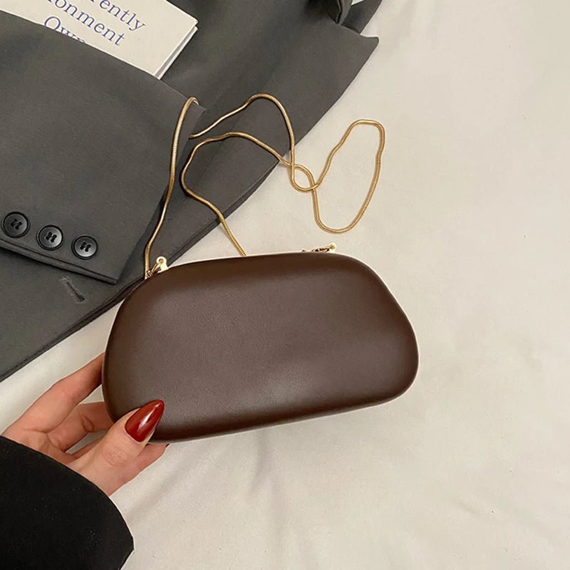 Nouvelle pochette poignée en métal Design sac de soirée boîte ronde - FoytiShop