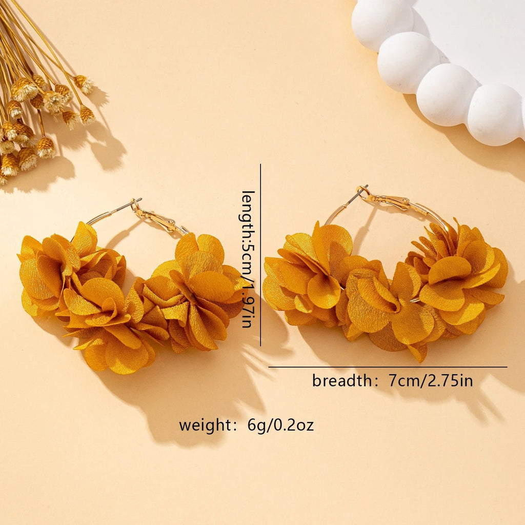 💎 Paire de Boucles d'Oreilles Créoles Mode Femme - Style Tendance - FoytiShop