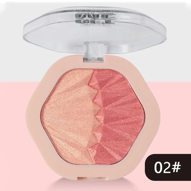 Palette blush & contour crème 2 en 1 – Scintillant, longue tenue - FoytiShop