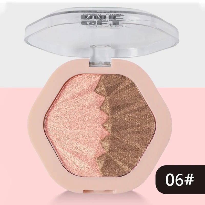 Palette blush & contour crème 2 en 1 – Scintillant, longue tenue - FoytiShop