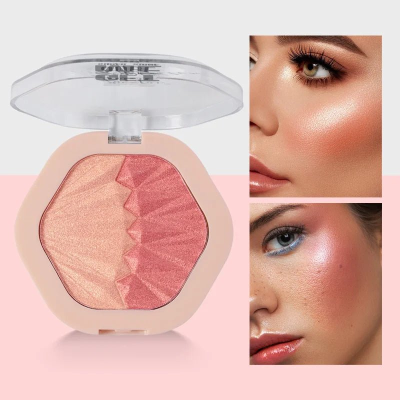 Palette blush & contour crème 2 en 1 – Scintillant, longue tenue - FoytiShop