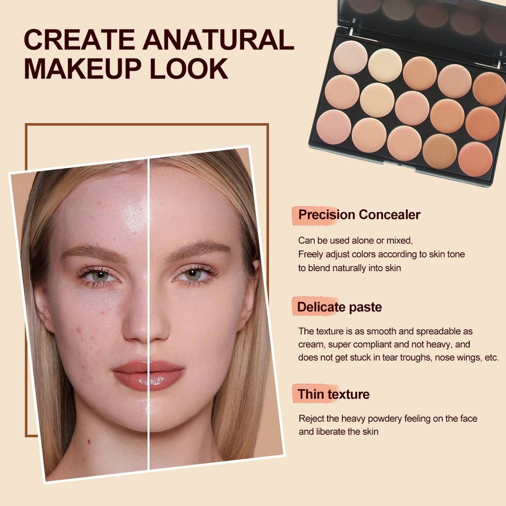Palette Correcteur 15 Couleurs - FoytiShop