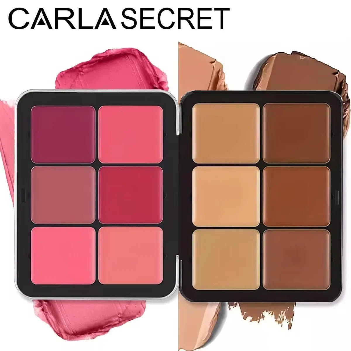 Palette correcteur, blush & contour 12 couleurs – Mat & surbrillance - FoytiShop