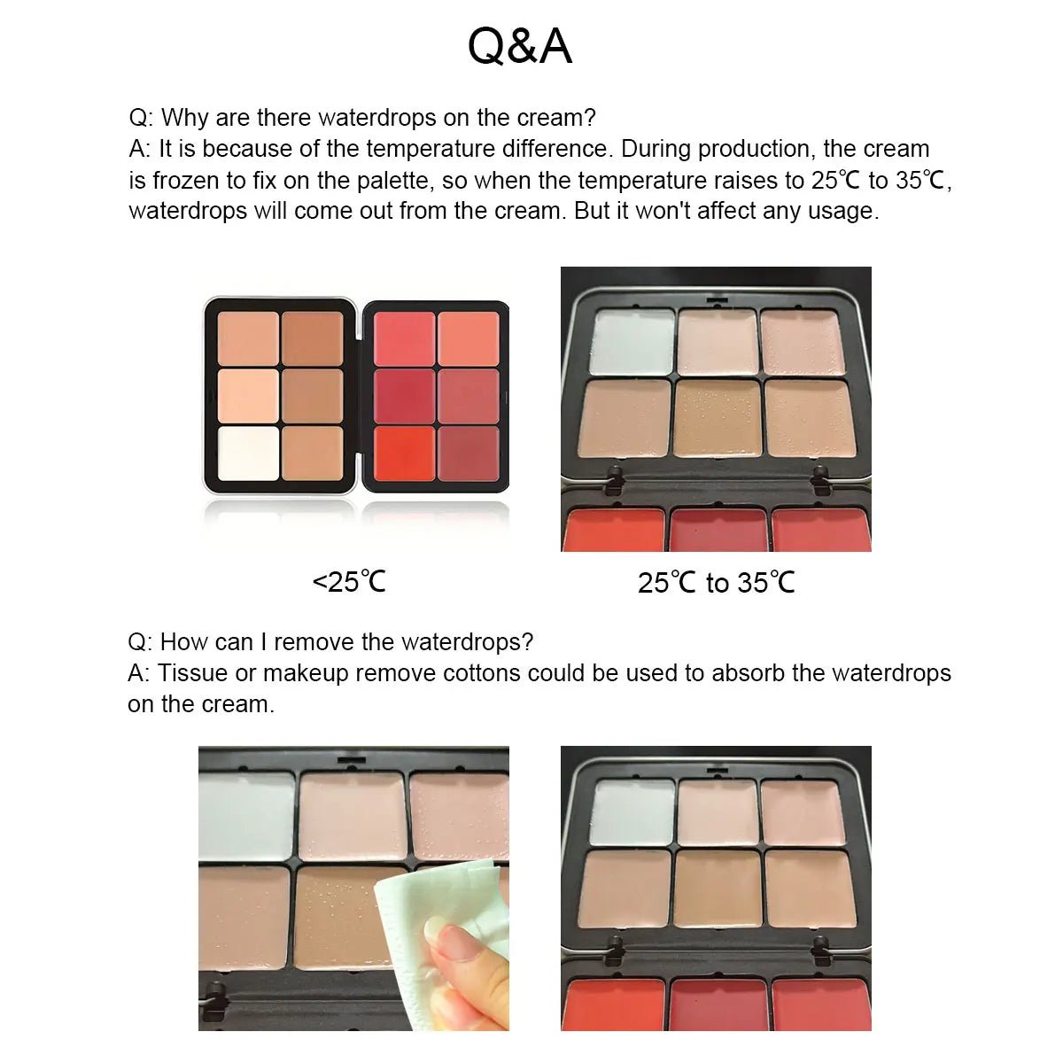 Palette correcteur, blush & contour 12 couleurs – Mat & surbrillance - FoytiShop