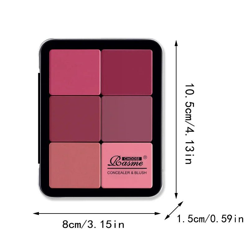 Palette correcteur, blush & contour 12 couleurs – Mat & surbrillance - FoytiShop