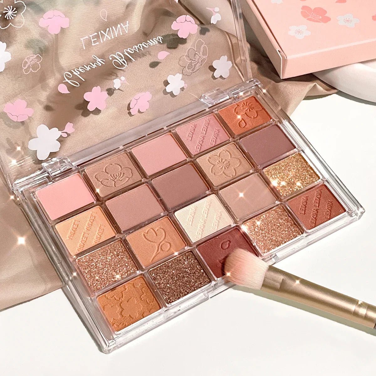 Palette fards à paupières 20 couleurs – Brillant & mat, longue durée - FoytiShop
