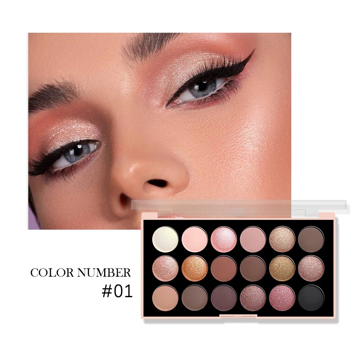 Palette Fards Paupières 18 Couleurs - FoytiShop