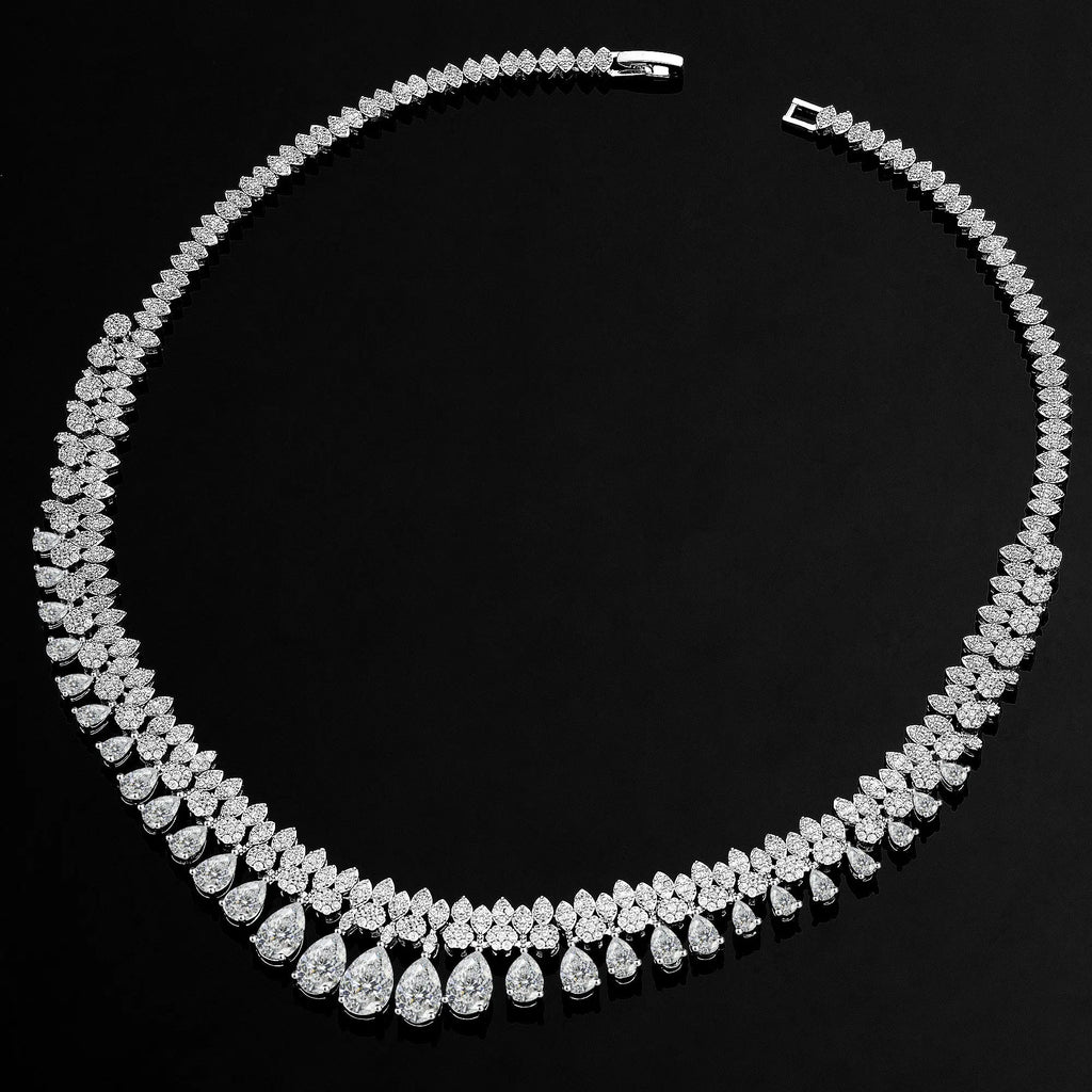 Parure Élégance Royale — Collier & Boucles d’Oreilles - FoytiShop