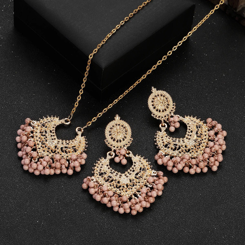 Parure Fleur Dorée — Collier & Boucles Délicates - FoytiShop