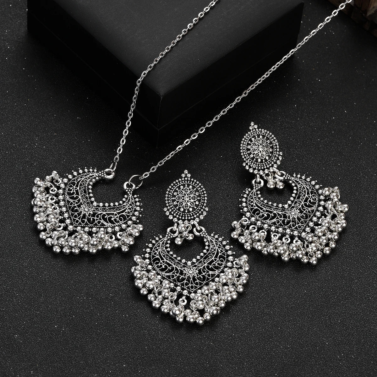 Parure Fleur Dorée — Collier & Boucles Délicates - FoytiShop