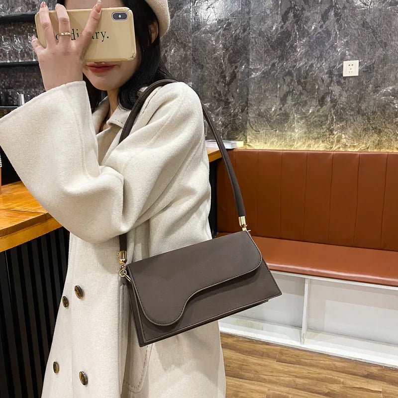 Petit Sac Carré Rétro Styliste - Sac Sous Les Bras Bandoulière Femme - FoytiShop