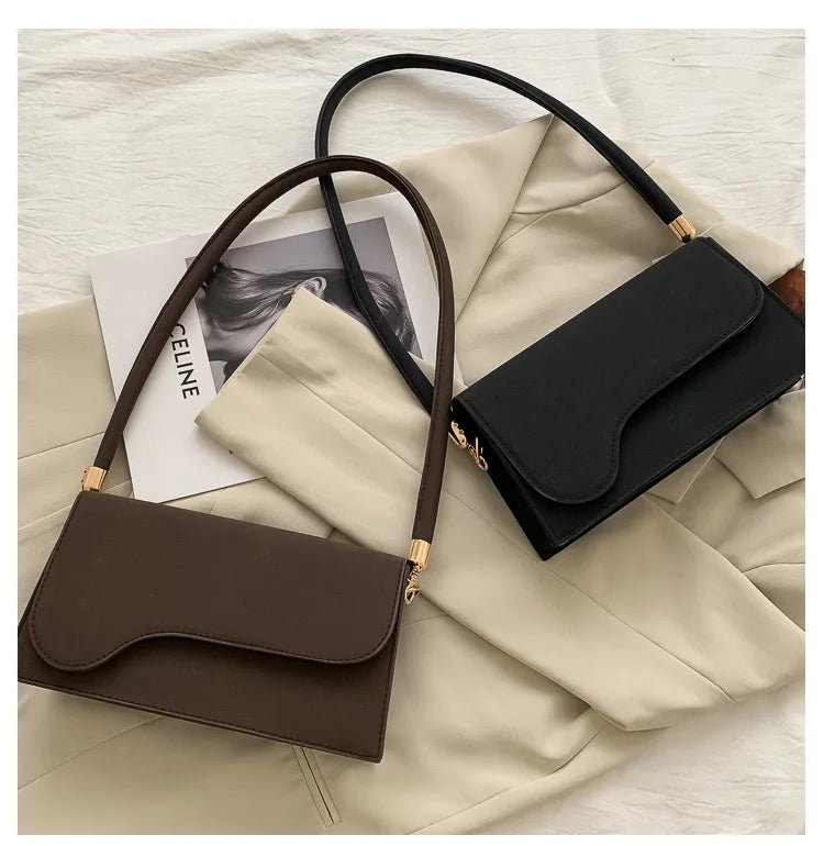Petit Sac Carré Rétro Styliste - Sac Sous Les Bras Bandoulière Femme - FoytiShop