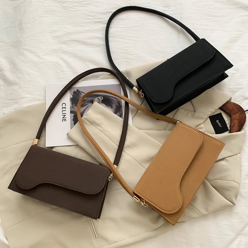 Petit Sac Carré Rétro Styliste - Sac Sous Les Bras Bandoulière Femme - FoytiShop