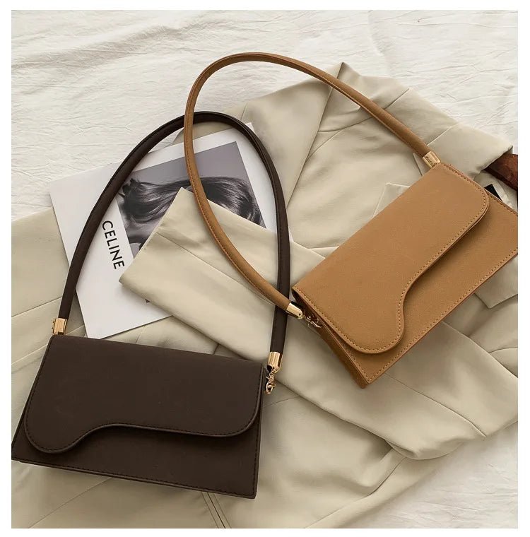 Petit Sac Carré Rétro Styliste - Sac Sous Les Bras Bandoulière Femme - FoytiShop
