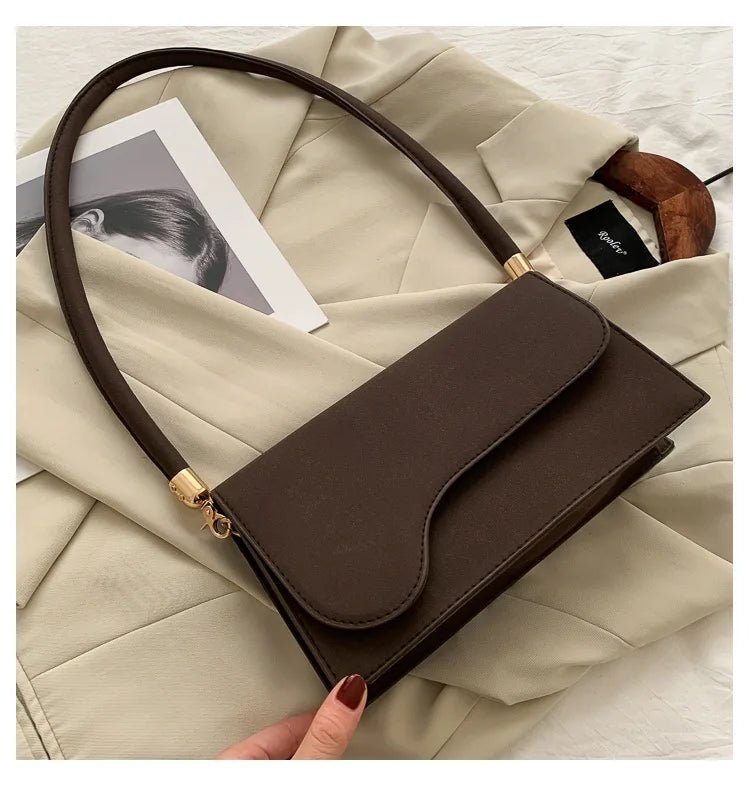 Petit Sac Carré Rétro Styliste - Sac Sous Les Bras Bandoulière Femme - FoytiShop