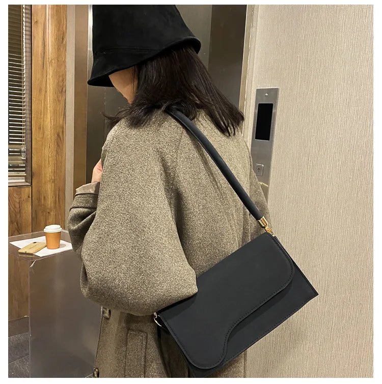 Petit Sac Carré Rétro Styliste - Sac Sous Les Bras Bandoulière Femme - FoytiShop