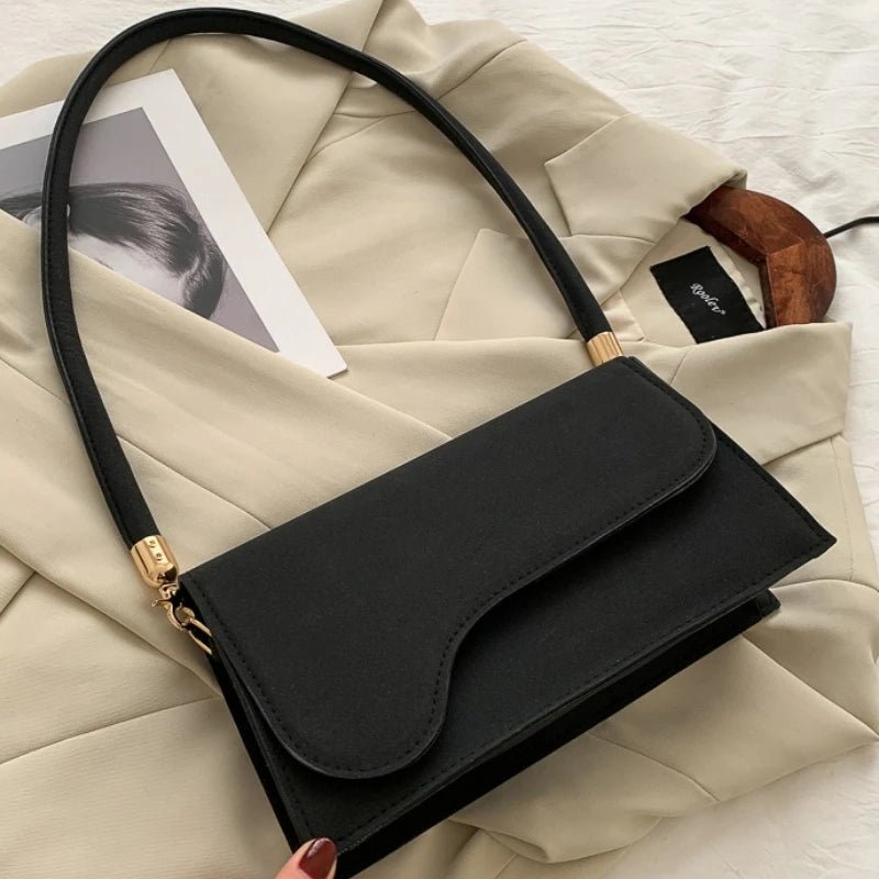 Petit Sac Carré Rétro Styliste - Sac Sous Les Bras Bandoulière Femme - FoytiShop