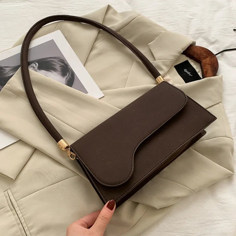 Petit Sac Carré Rétro Styliste - Sac Sous Les Bras Bandoulière Femme - FoytiShop