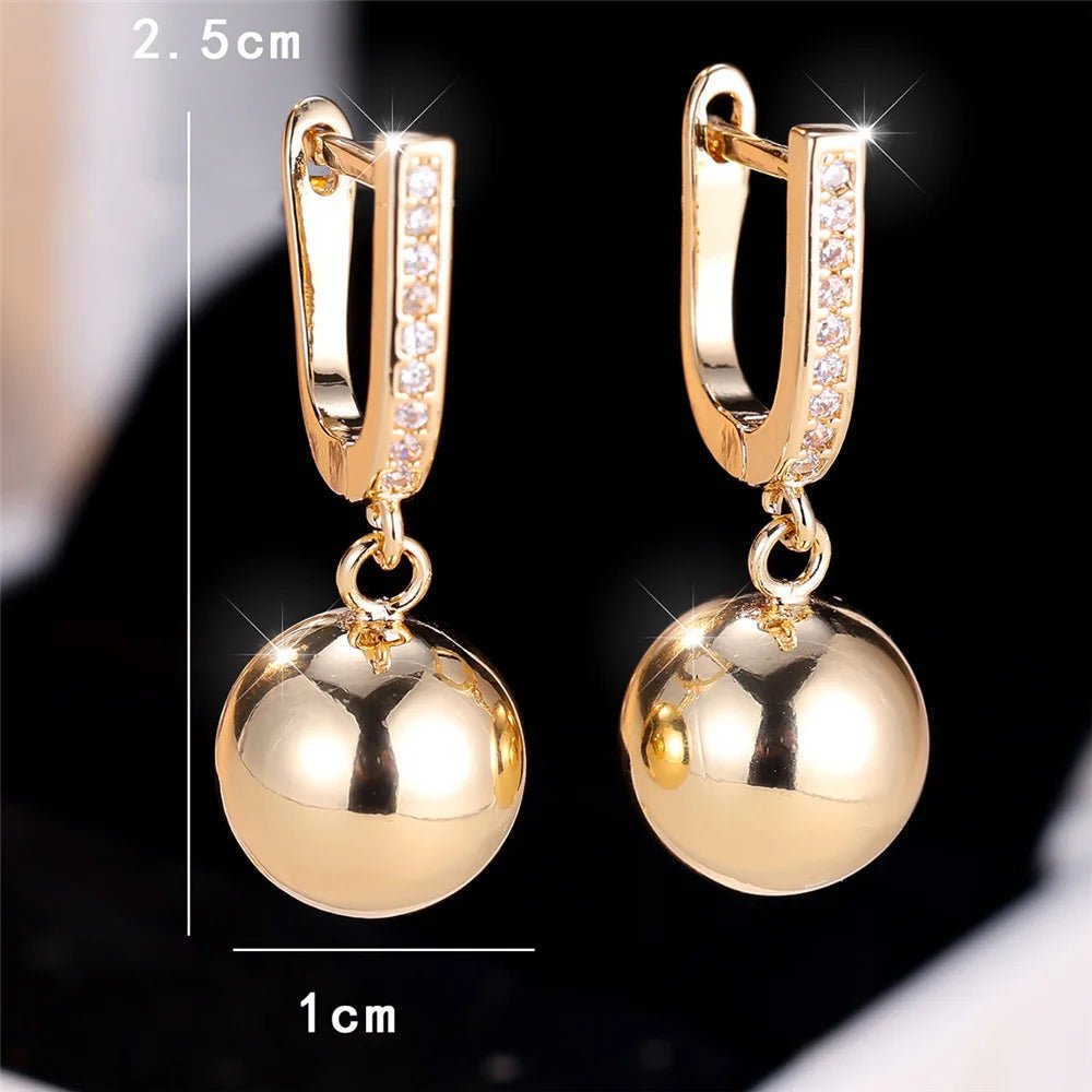 ⚪ Petites Boucles d'Oreilles Rondes Métal Femme - Minimaliste Chic - FoytiShop