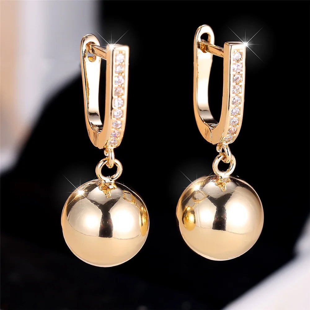 ⚪ Petites Boucles d'Oreilles Rondes Métal Femme - Minimaliste Chic - FoytiShop