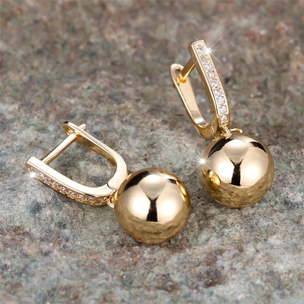 ⚪ Petites Boucles d'Oreilles Rondes Métal Femme - Minimaliste Chic - FoytiShop