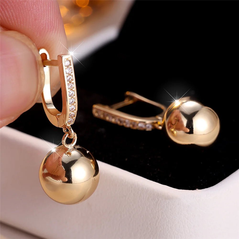 ⚪ Petites Boucles d'Oreilles Rondes Métal Femme - Minimaliste Chic - FoytiShop