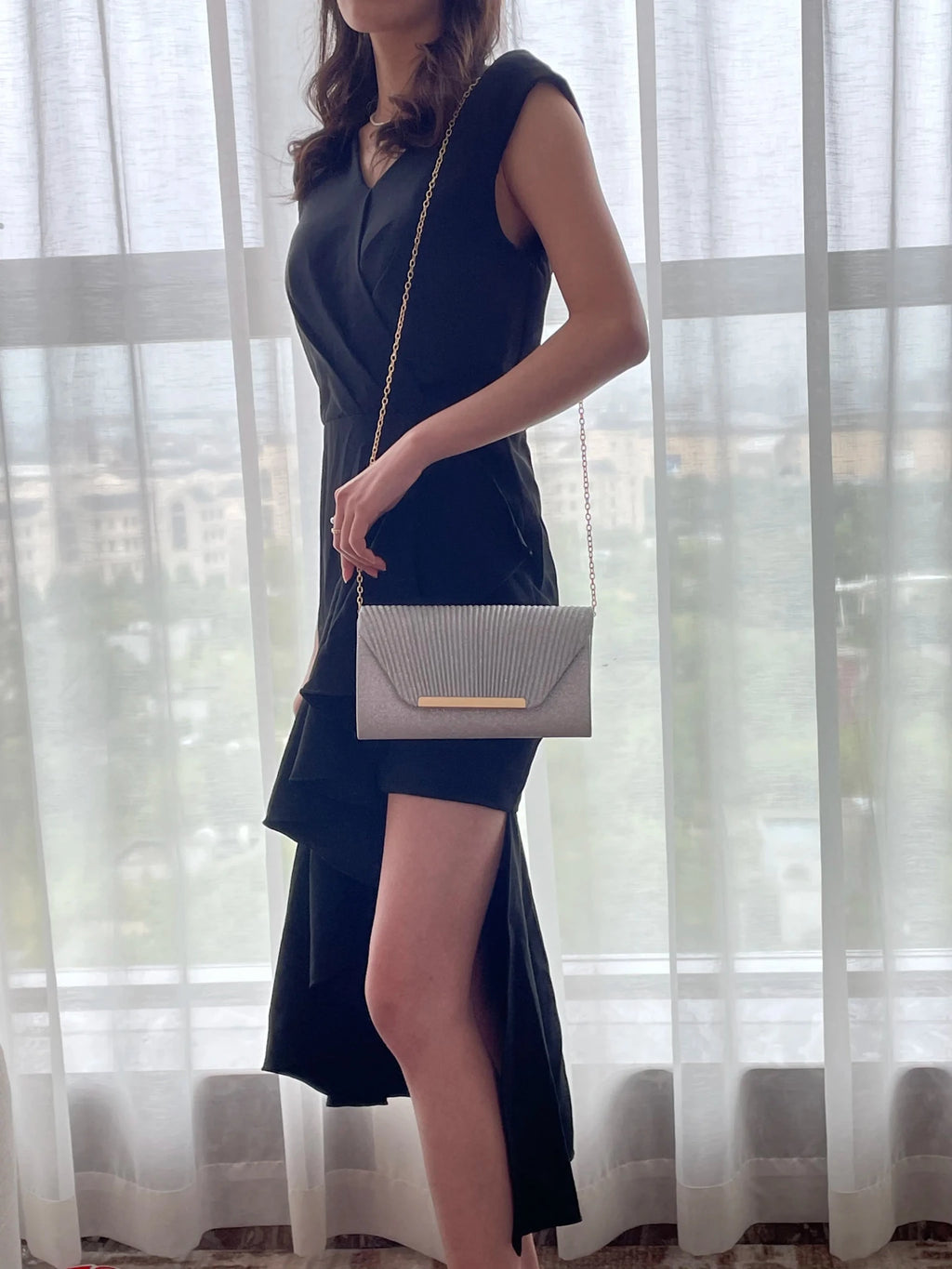 Pochette Élégante À Chaîne - Sac Soirée Dîner Femme - FoytiShop