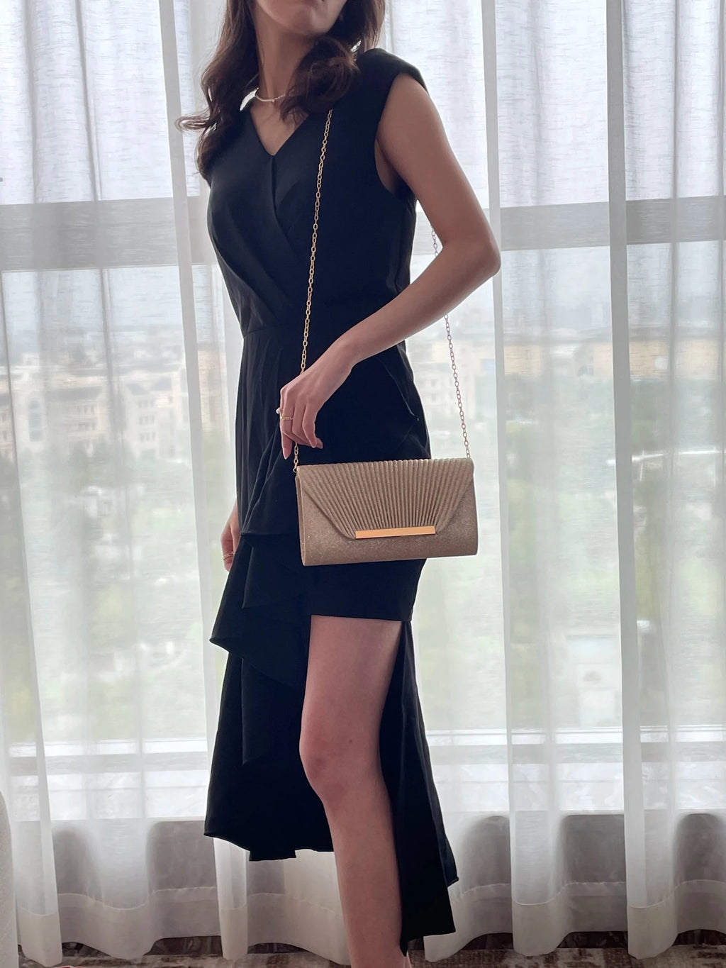 Pochette Élégante À Chaîne - Sac Soirée Dîner Femme - FoytiShop