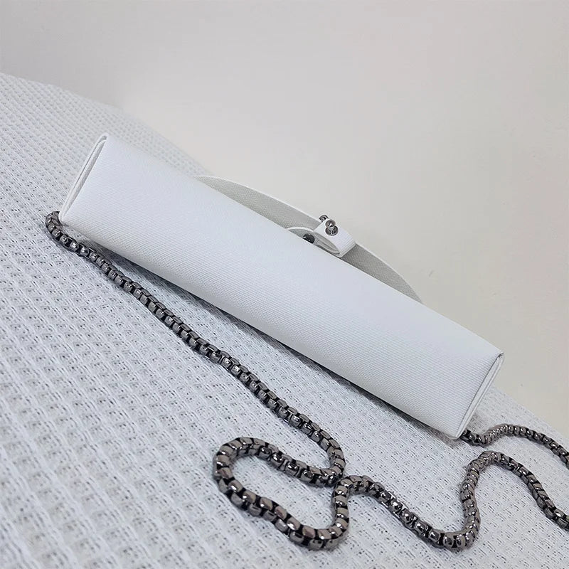 Pochette Luxe Design Strass - Poignée Cuir PU - FoytiShop
