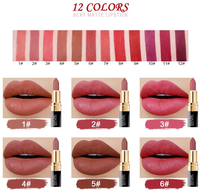 ✨ Rouge à Lèvres Hydratant Longue Durée - 12 Couleurs Charmantes - FoytiShop