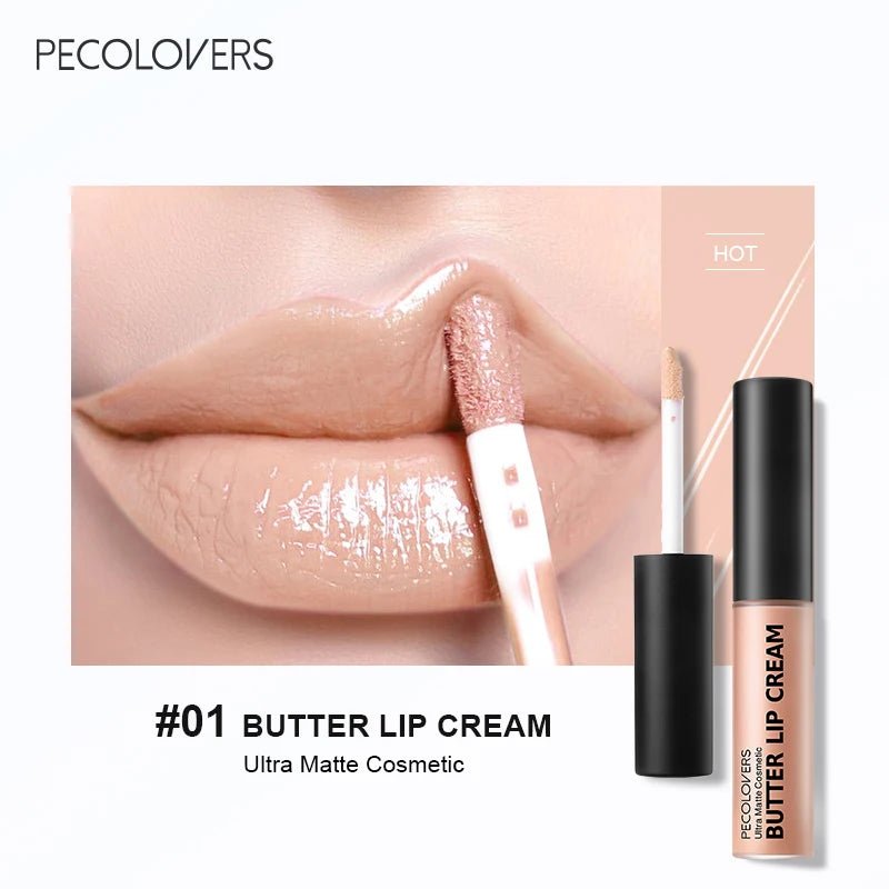 Rouge à lèvres liquide imperméable 21 couleurs – Vitamine E, longue durée - FoytiShop