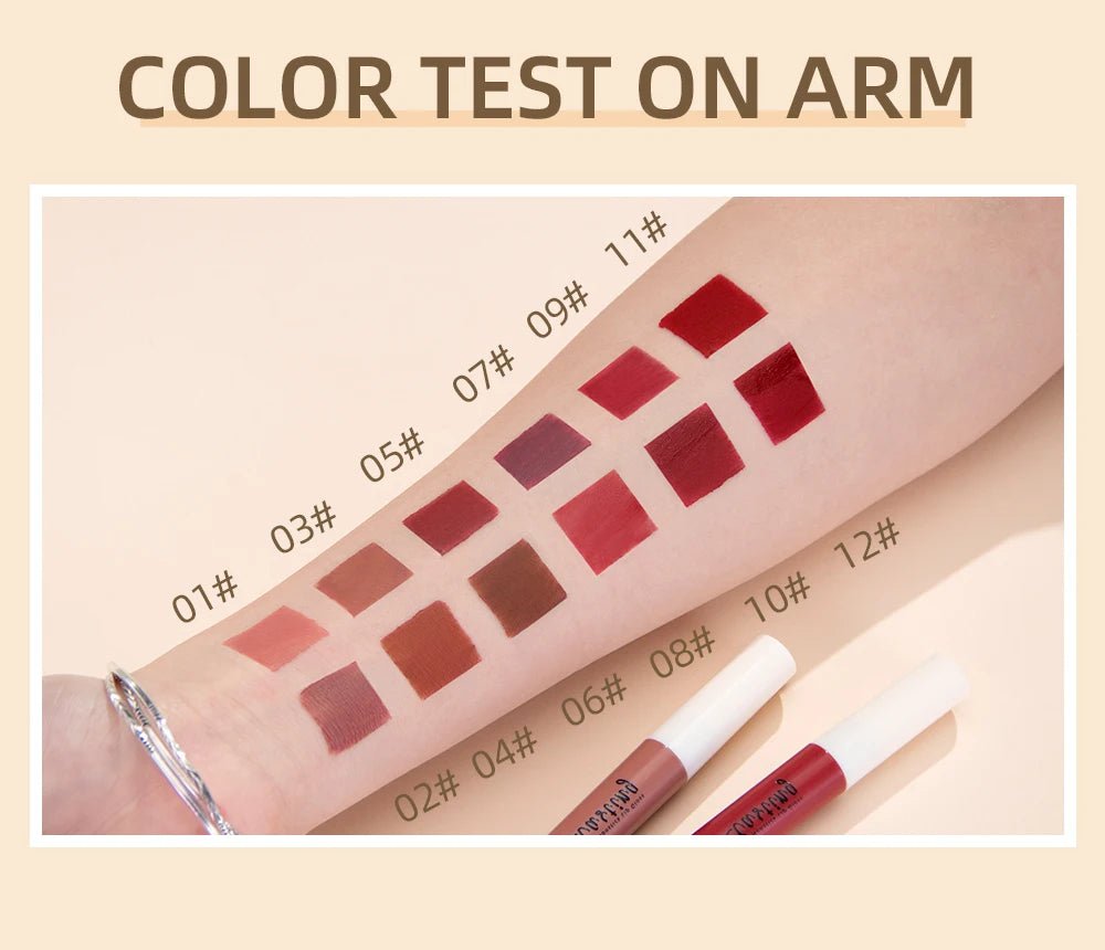 Rouge à lèvres liquide mat velours – Imperméable, longue durée - FoytiShop