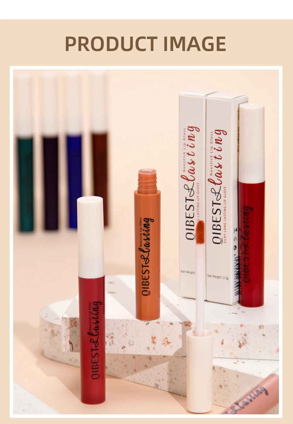 Rouge à lèvres liquide mat velours – Imperméable, longue durée - FoytiShop