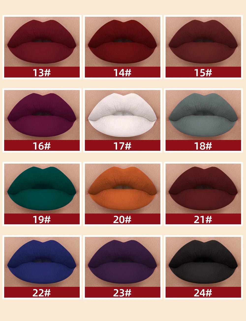 Rouge à lèvres liquide mat velours – Imperméable, longue durée - FoytiShop