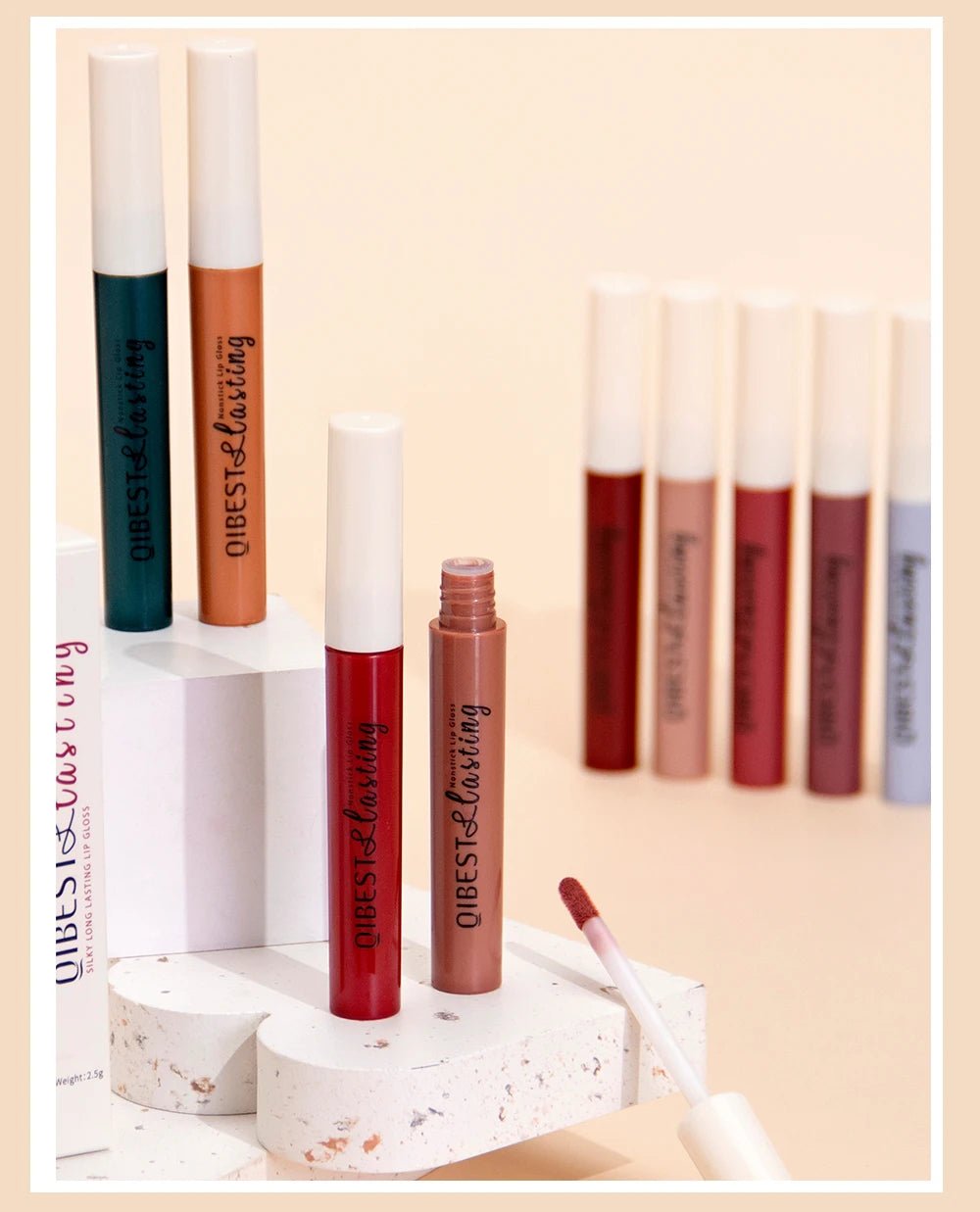 Rouge à lèvres liquide mat velours – Imperméable, longue durée - FoytiShop