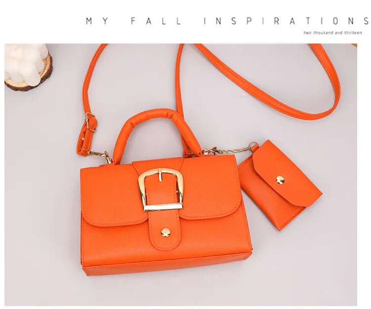 Sac À Main Carré Cuir PU - Bandoulière Quotidien Voyage Femme - FoytiShop