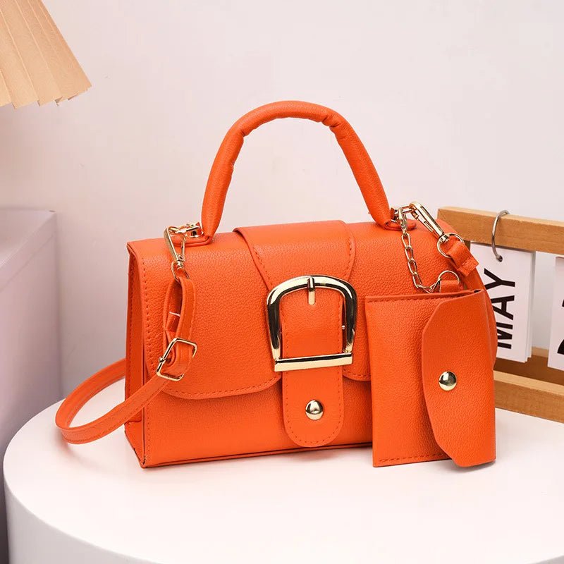 Sac À Main Carré Cuir PU - Bandoulière Quotidien Voyage Femme - FoytiShop