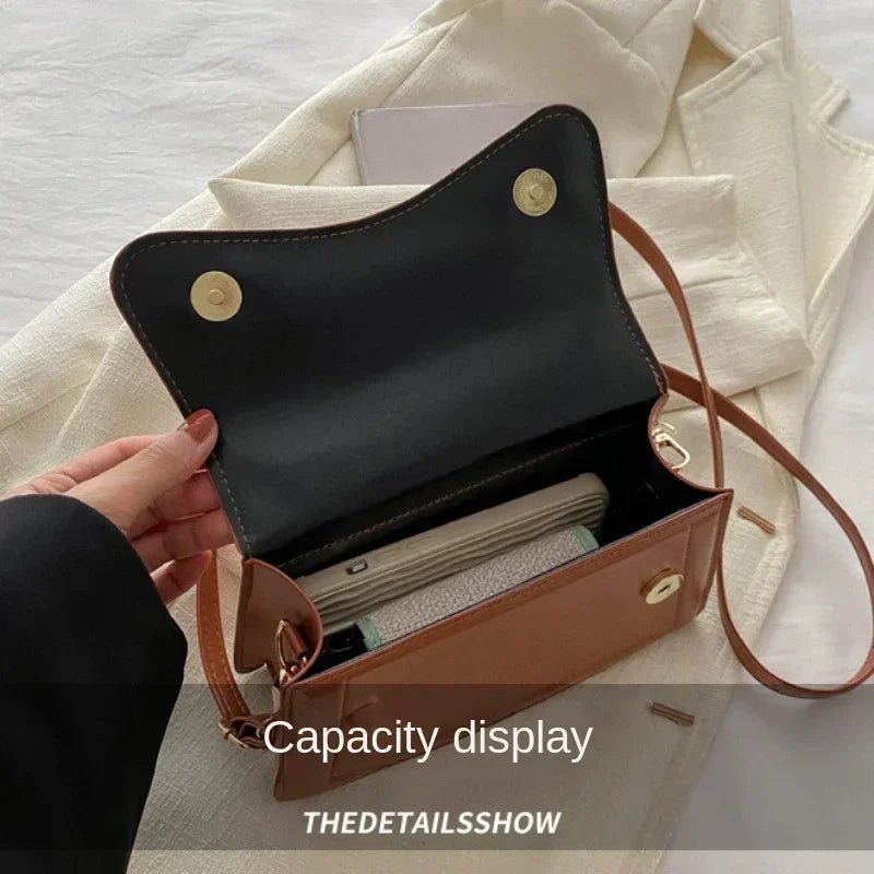 Sac À Main Cuir PU Couleur Unie - Petit Fourre - Tout Élégant Femme - FoytiShop