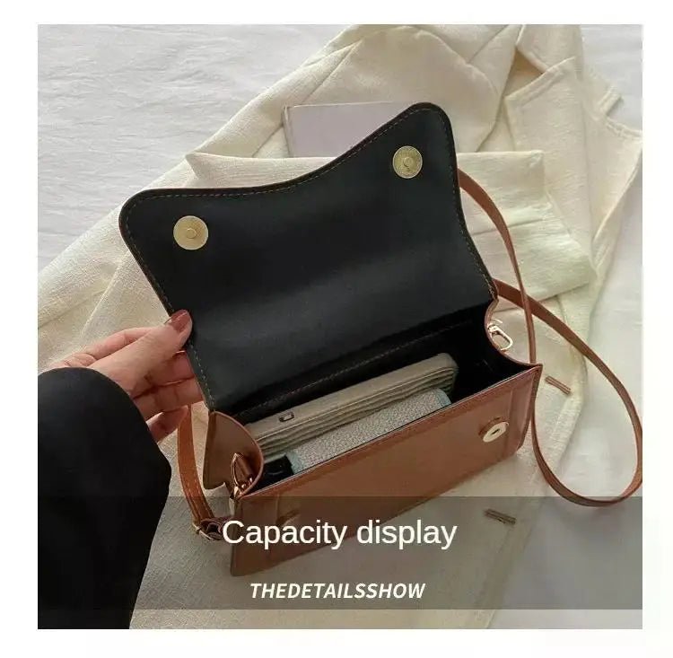 Sac À Main Cuir PU Couleur Unie - Petit Fourre - Tout Élégant Femme - FoytiShop